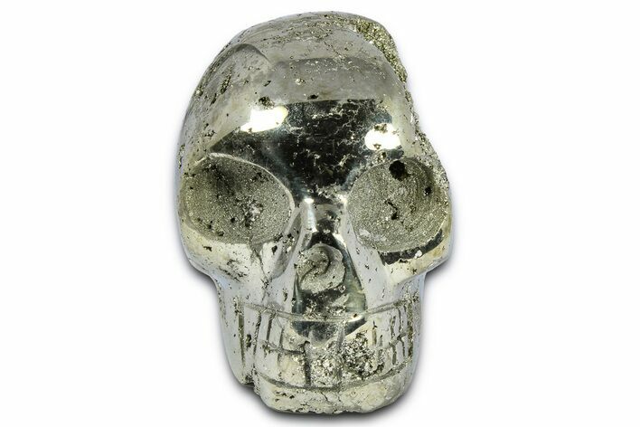 Sparkling Pyrite Skull - Peru #378792